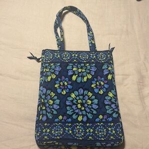 Vera Bradley Laptop Bag | Indigo Pop | Retired Color